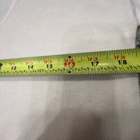 White House Black Market Women's Sweater V Neck Petite Size: XXS New Ecru NWT - Picture 8 of 9